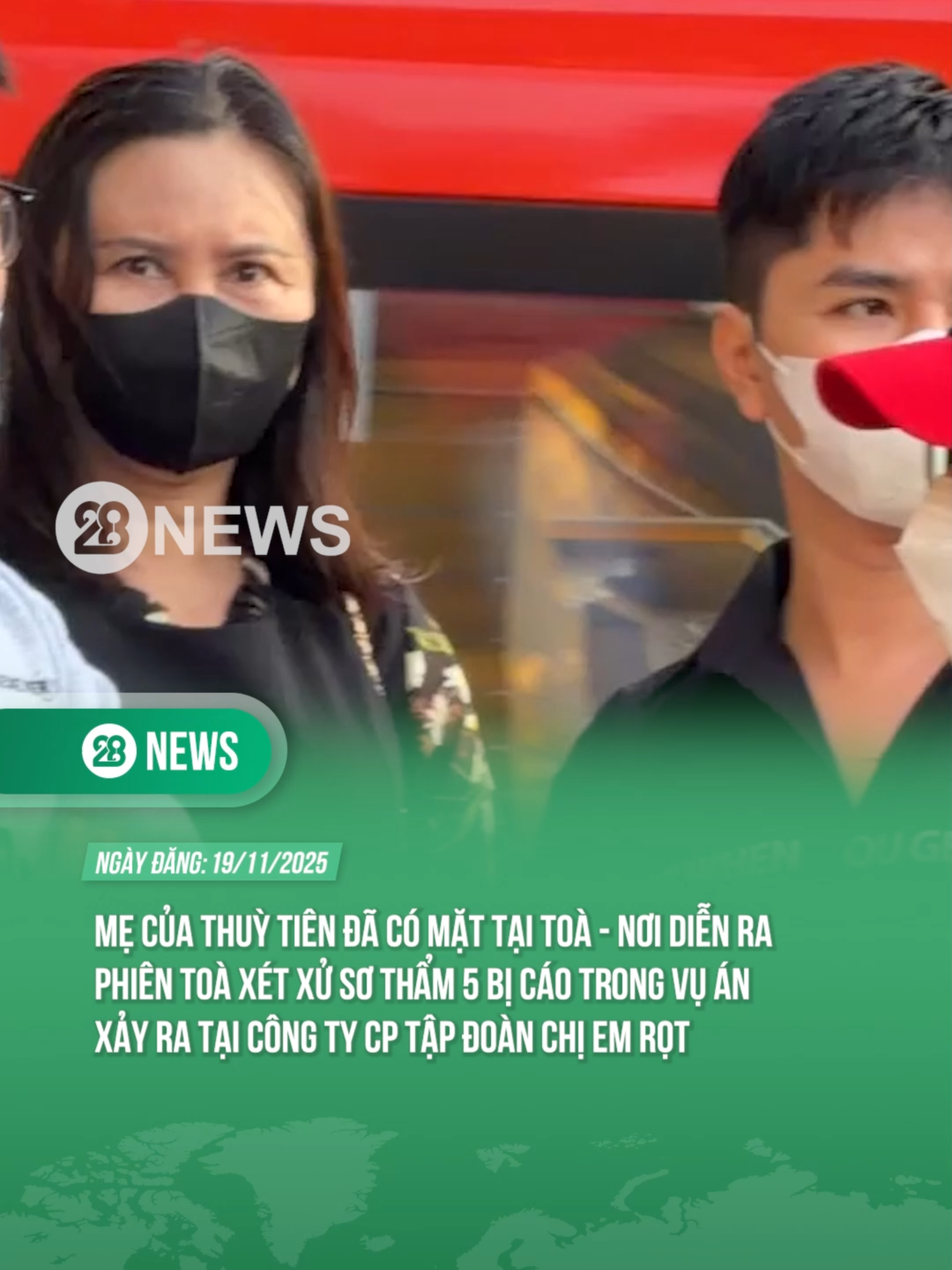 MẸ CỦA THÙY TIÊN ĐÃ CÓ MẶT TẠI TÒA #theanh28 #theanh28news #tiktoknews