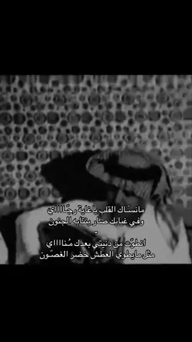 مانسّـاك القلب ياغاية رجّـااااي . .  لِقـاء ! 📻 #فهد_عبدالمحسن  #ابو_احمد  #عود_شعبي  #قديم  #اكسبلورررر 