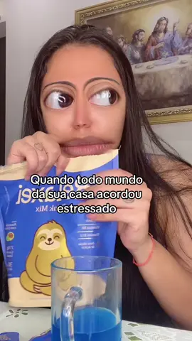 Um azulzinho pra começar o dia #familia #estresse #esgotamentomental 