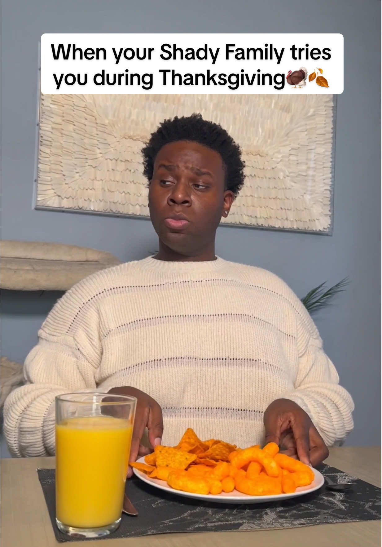 Thanksgiving is around the corner and my Shade is at an all time HIGH this year! Kicking it off with THEE video to kick this season off 🙂‍↕️🙂‍↕️🦃🍂 #thanksgiving #thanksgivingclapback #clapback 