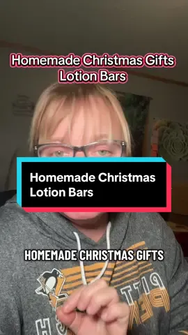 Homemade Christmas gifts people actually want to receive. Today is lotion bars. Recipe: equal parts beeswax, shea butter, carrier oil ( I used olive), fragrance oil or essential oil.     Best place to get these items would be Michael’s or Amazon. #handmadegifts #homemadegifts #christmastok #lotionbars 
