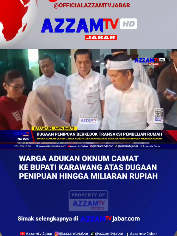 Warga Adukan Oknum Camat di Karawang ke Bupati, Diduga Gelapkan Dana Pembelian Rumah #sorotan #sorotansemuaorang #semuaorang #newsupdate 