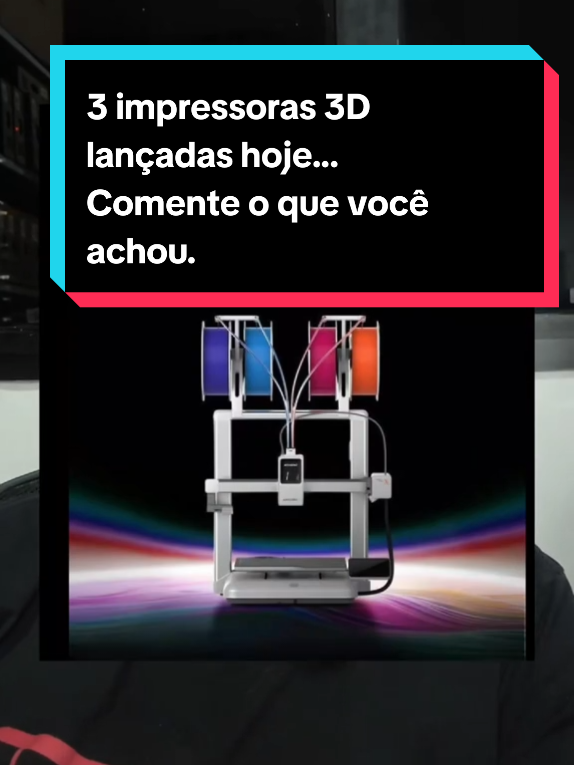 Você viu esses 3 super lançamentos feitos hoje, lá na feira da Alemanha?  Essas máquinas prometem muito para nossa comunidade nesse ano de 2026.  O que você achou das novidades? Comente aqui... #formnext #impressao3d #bambulab #anycubic #creality 