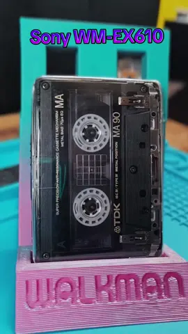 Sony WM-EX610 – FULL professional rebuild and ready for a new owner. This unit was completely torn down and restored from the chassis up. Old grease removed, corrosion cleaned, all metal contact points polished, every friction joint properly lubricated, capstan and transport serviced, and solder joints cleaned to ensure perfect continuity. Mechanism now runs smooth, quiet, and strong — easily ready for another 5+ years of reliable daily use. Also features a custom clear lid mod to show off the restored transport and give it that futuristic late-90s/early-2000s vibe. Model: Sony WM-EX610 Year Released: 2000 Made In: Malaysia Drive Style: Sony gear-drive slim mech Specs: ESP/AVLS, metal playback support, classic Sony slim design This is not a “cleaned and listed” unit — this is a fully serviced personal rebuild by an IPC-certified tech and collector. If you want a Walkman you can truly USE, not just display, this is the one. Serious buyers only. DM if you want a piece of Sony history that’s been brought back to factory-smooth performance and modern-day reliability. #Walkman #SonyWalkman #CassettePlayer #Restoration #RetroTech   