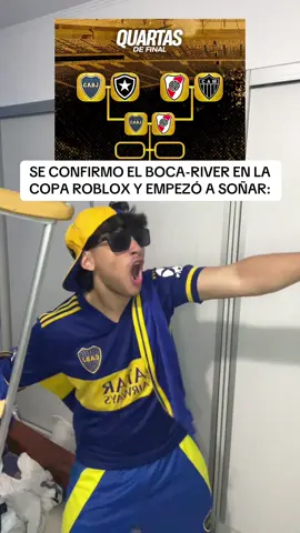 Agárrate RiBer en la Copa Roblox @Santos Masinha #fyp #bocajuniors #bocajuniorsoficial💛💙 #humor #parati 