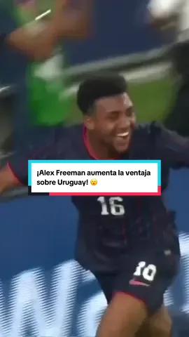 🇺🇸 ¡EL ‘TEAM USA’ ESTÁ IMPARABLE! 🔥 Alex Freeman remata de fantástica forma de cabeza y aumenta la ventaja sobre Uruguay, ¡Estados Unidos jugando de forma espectacular! 🤩 #USMNTenTelemundo #FutbolUSA #USAvsURU #USMNT 