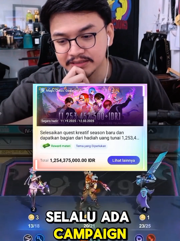 jangan lupa ikut event nya #adesetiawan #planofpublisher  #MCGG #MagicChessGoGo #MCGGFightersReborn 