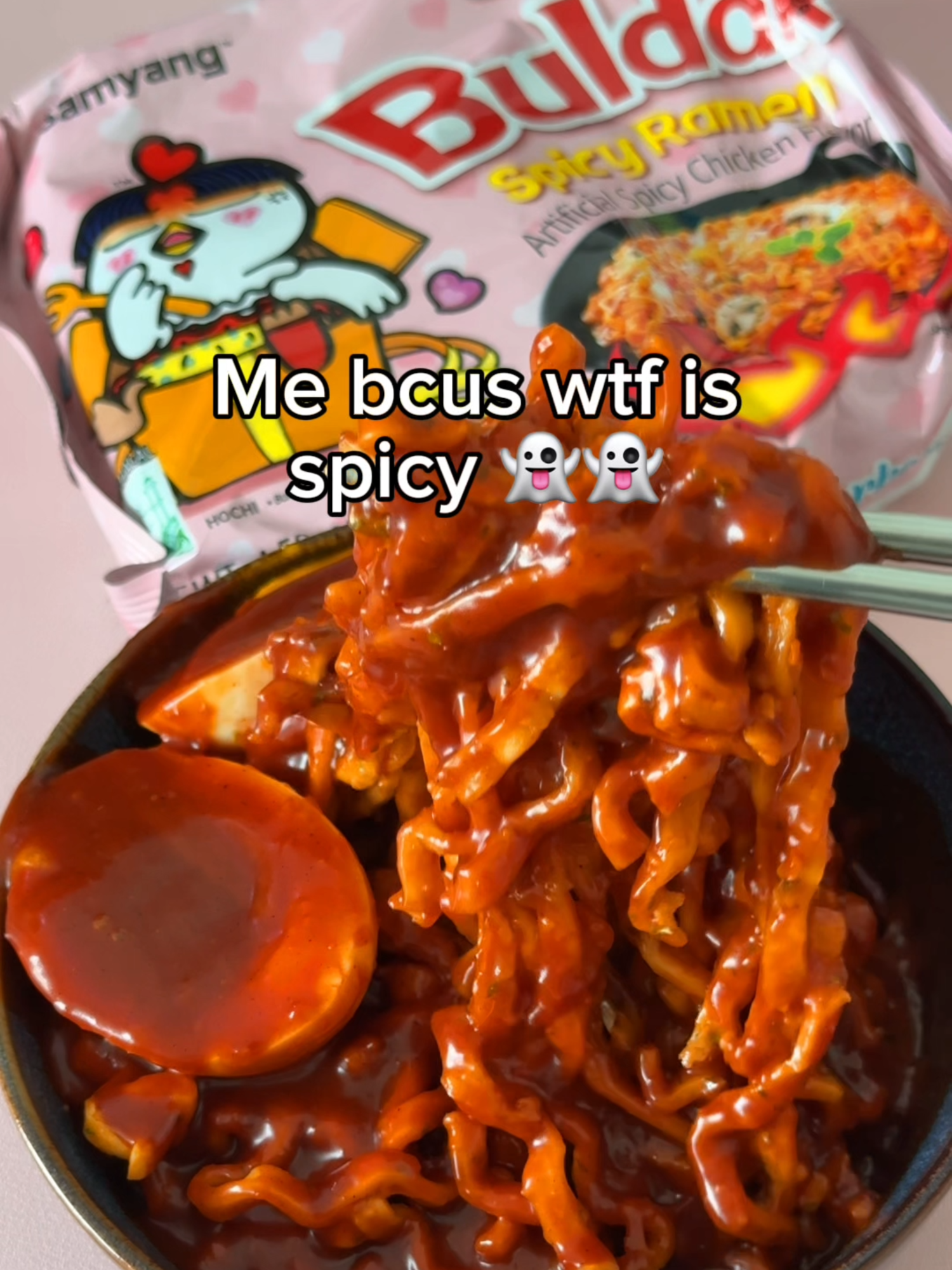 me acting like it’s ketchup 🌶️❤️‍🔥 #buldak #viral #fyp #recipe #noodles