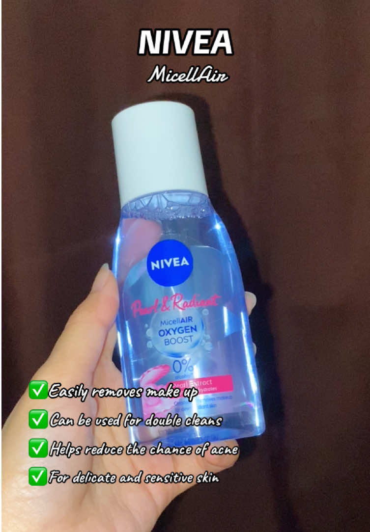 Unlock your skin’s natural radiance with @NIVEA PH’s MicellAir Pearl & Radiant 100% alcohol free for a fresh, luminous complexion that shines from within.✨ #nivea #niveamicellarwater #niveaph #skincare #beautycare #foryou #fyp #tiktokfinds 