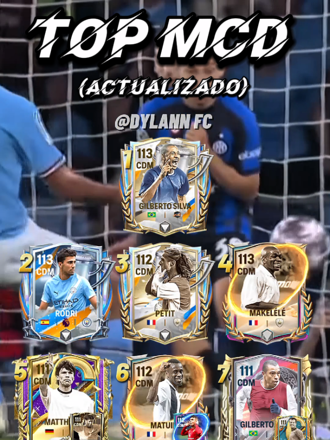 Mejores mcd de fc mobile 26 (111-113) #fyp #viralvideo #sigueme #fifa #ranking 