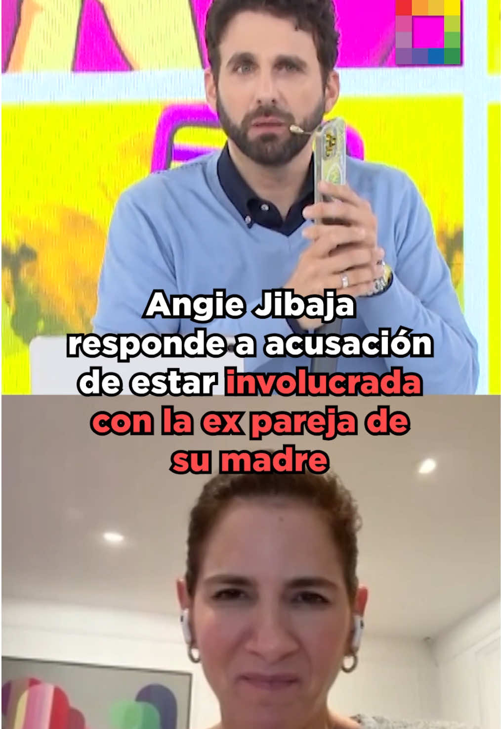 Angie Jibaja responde a acusación de estar involucrada con la ex pareja de su madre #AngieJibaja #Escándalo #AmoryFuego