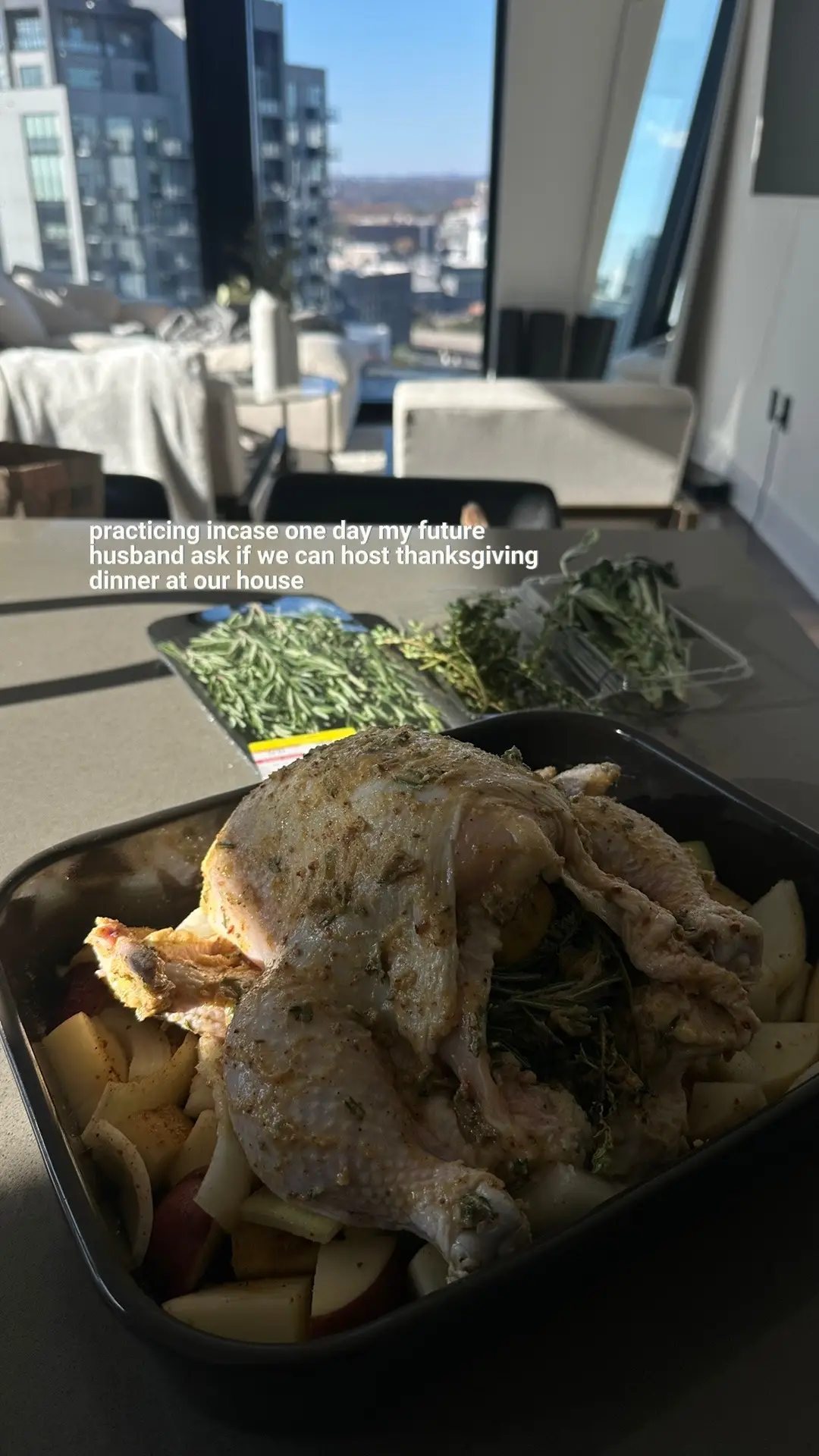 a little trial run & practice. i made baked whole chicken, mac & cheese, fried rice, southern cabbage, & pound cake. not pictured, sautéed broccolini and sweet rolls #thanksgivingdinner #macandcheese #cabbage #homecooking #poundcake 