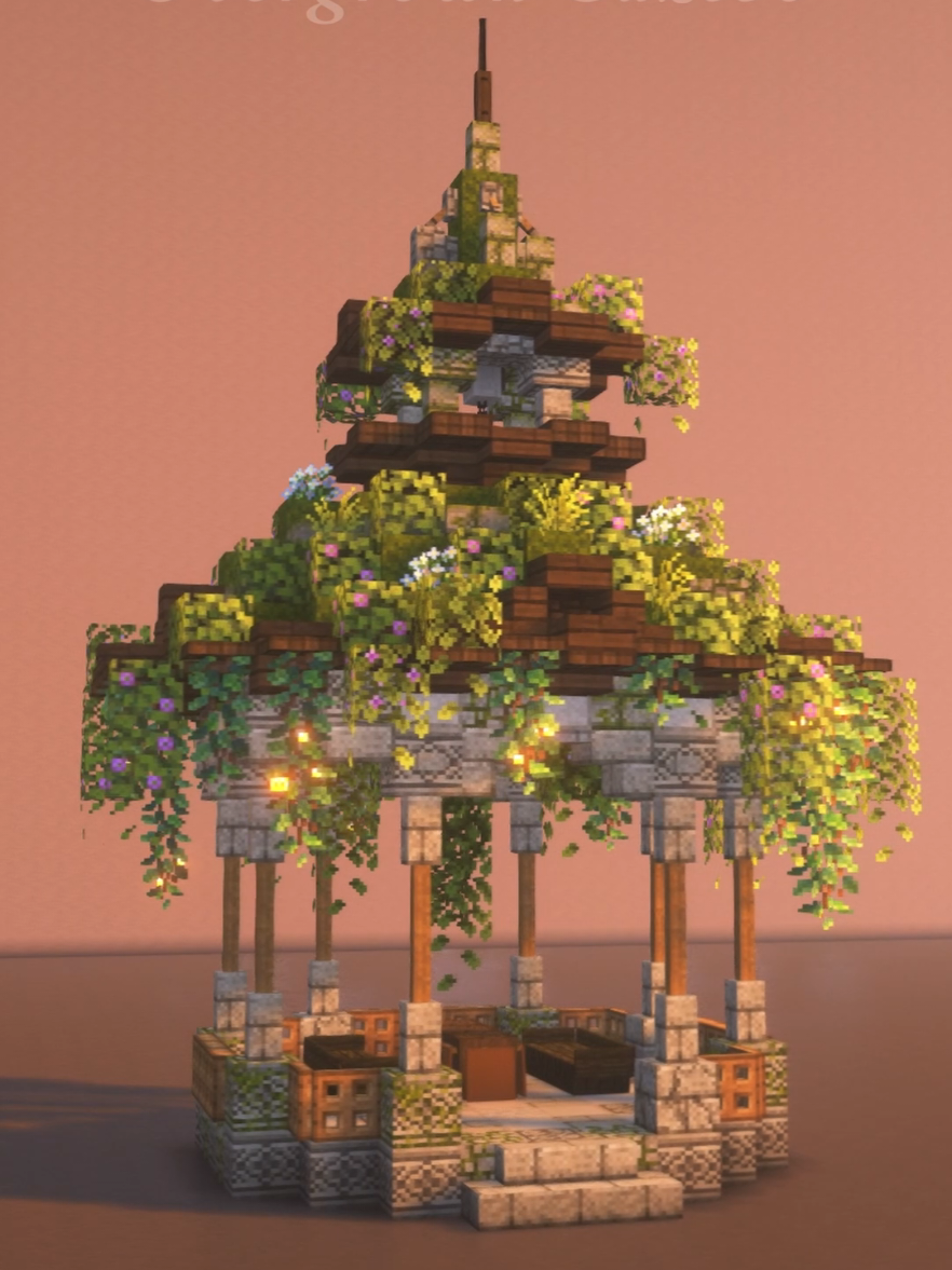 5 new garden designs for your Minecraft world! YouTube tutorial is now up on my YouTube!  #Minecraft #minecraftbuilding #minecrafttutorial #abcxyz 