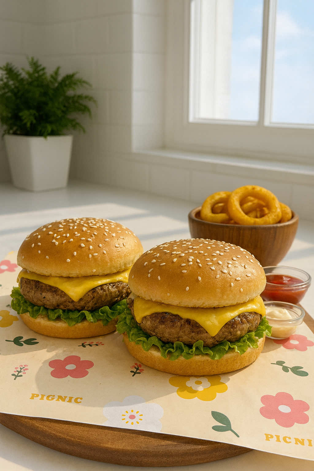 برقر لحم مع البصل المكرمل والفطر 🍔🍄‍🟫 نصف كيلو لحم مفروم  ملعقتين كاتشب  ربع كوب بقسماط  حبه بيض ملح  فلفل اسود  نصف ملعقه صغيره بصل بودر  نصف ملعقه صغيره ثوم بودر  ملعقه صلصله ورشستر  تخلط ثم تشكل وتترك في الثلاجه دقايق  ثم تشوح على النار من الجهتين حتى تنضج ثم نضع عليها جبن تشدر  صوص البرقر🍔: نصف كوب مايونيز  ملعقه خردل  ربع ملعقه صغيره ثوم بودر  ربع ملعقه صغيره بابريكا  اربع قطع خيار مخلل مقطع صغير  ملعقه كاتشب    صوص الفطر 🍄‍🟫:  حبتين بصل تقلب في قليل من الزيت او الزبده  ثم نضع ثلاث حبات فطر مقطع شرايح  ثم نضع ملعقتين صلصه ورشستر  وملح وفلفل اسود  ونصف ملعقه خردل  ونصف ملعقه كاتشب 🍔❤️❤️