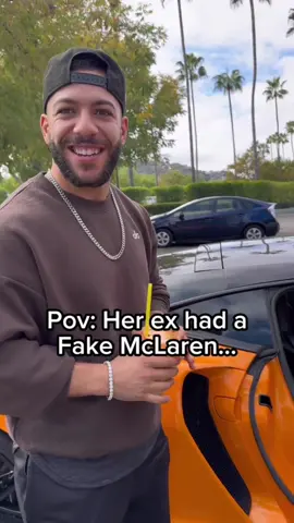 He had a WHAT NOW!? 😭🥲 cooked. #carsales #carsalesman #mclaren #carsoftiktok #dealership 