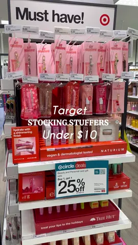 Cutest gift idea under $10! #stockingstuffersforher #targetbeauty #vitamasques #lipglosscharms #targetmusthaves @target @Vitamasques US @Naturium 