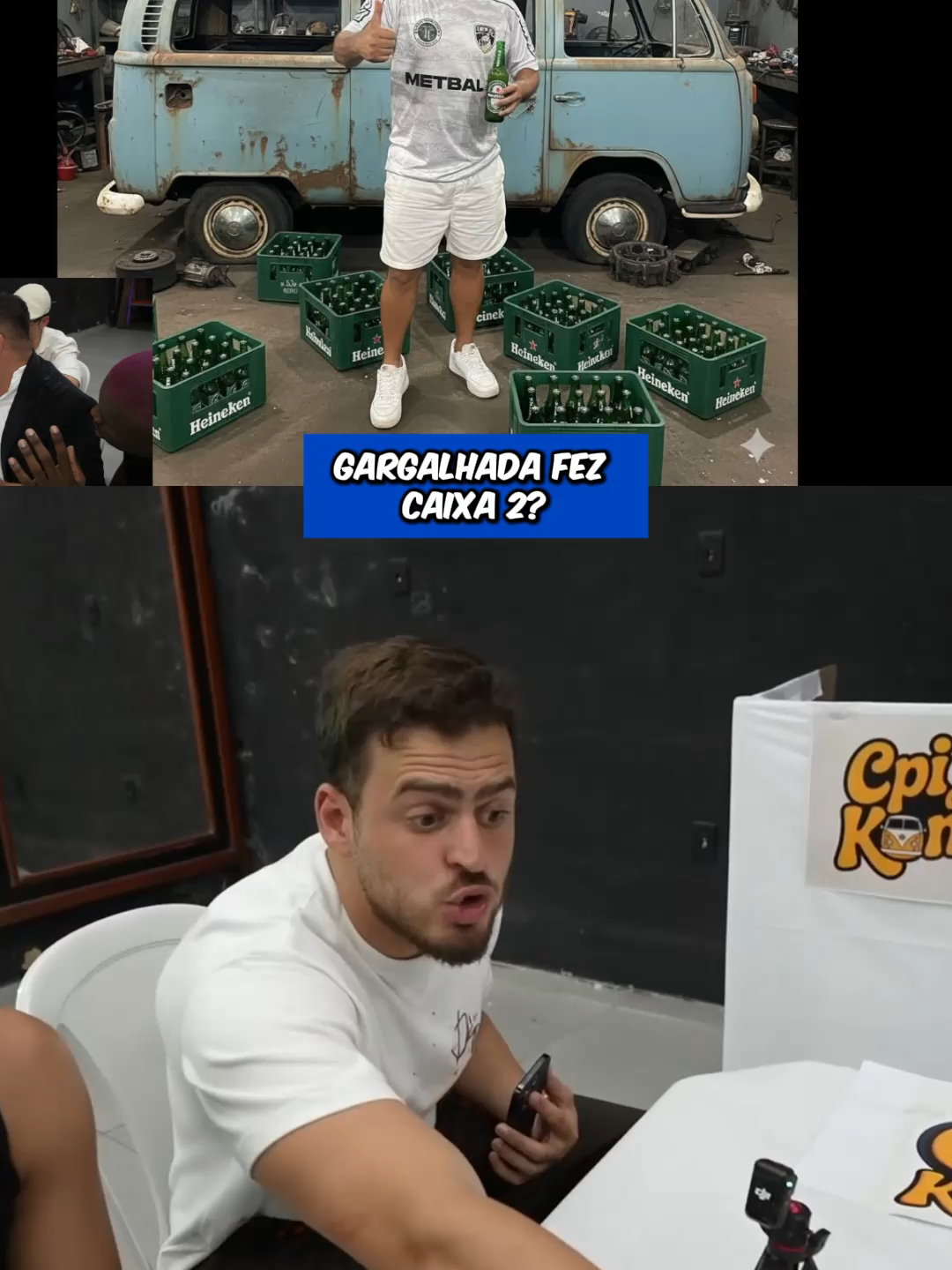 gargalhada fez caixa 2 na kombi do bdj? #jonvlogs #bdj #clipstwitch #kombi @jonvlogs