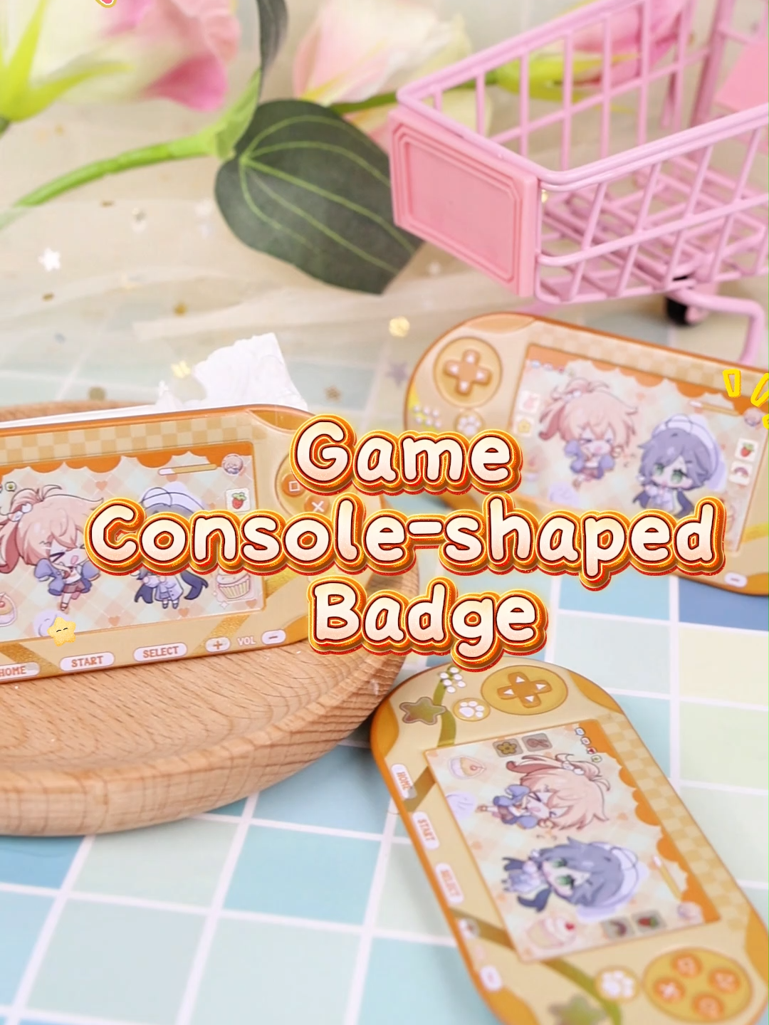 Good news! The shape of the tinplate material badge has been updated. We have templates that can be sent directly for free. If you are interested, please send me a private messa Link： https://lollipopins.com/products/custom-game-console-shaped-badge?_pos=1&_psq=game&_ss=e&_v=1.0 #fyp #merch #customize #manufacturing #customization #lollipopins #artistalley #custom #manu #artist #badge #pin