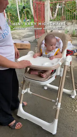 kakain na anak ko next month kaya naghanda na ako ng baby hair chair ngayon plang ☺️ #babyhighchair #highchair #highchairforbaby #babygear 