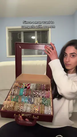 I have no problem with a man wearing bangles. What I won’t do is let a man compete with women or try to bring them down.  #bangles 