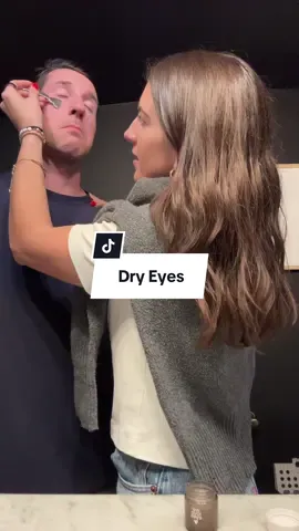 for husbands (or anyone) with dry eye skin in the winter !! ❄️🫣 #eyecream #dryeyes #eyecaretips 
