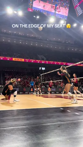 adrenaline rush 🫨 #uscvolleyball #rally #fyp #nebraskavolleyball #volleyball