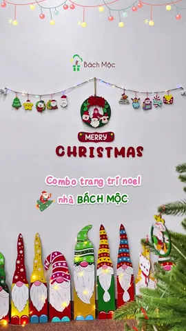 Combo trang trí giáng sinh siêu đẹp mà giá lại hạt rẻ ☺️🎄☃️ #bachmoc #merrychristmas #giangsinh #decornoel #noel2026 