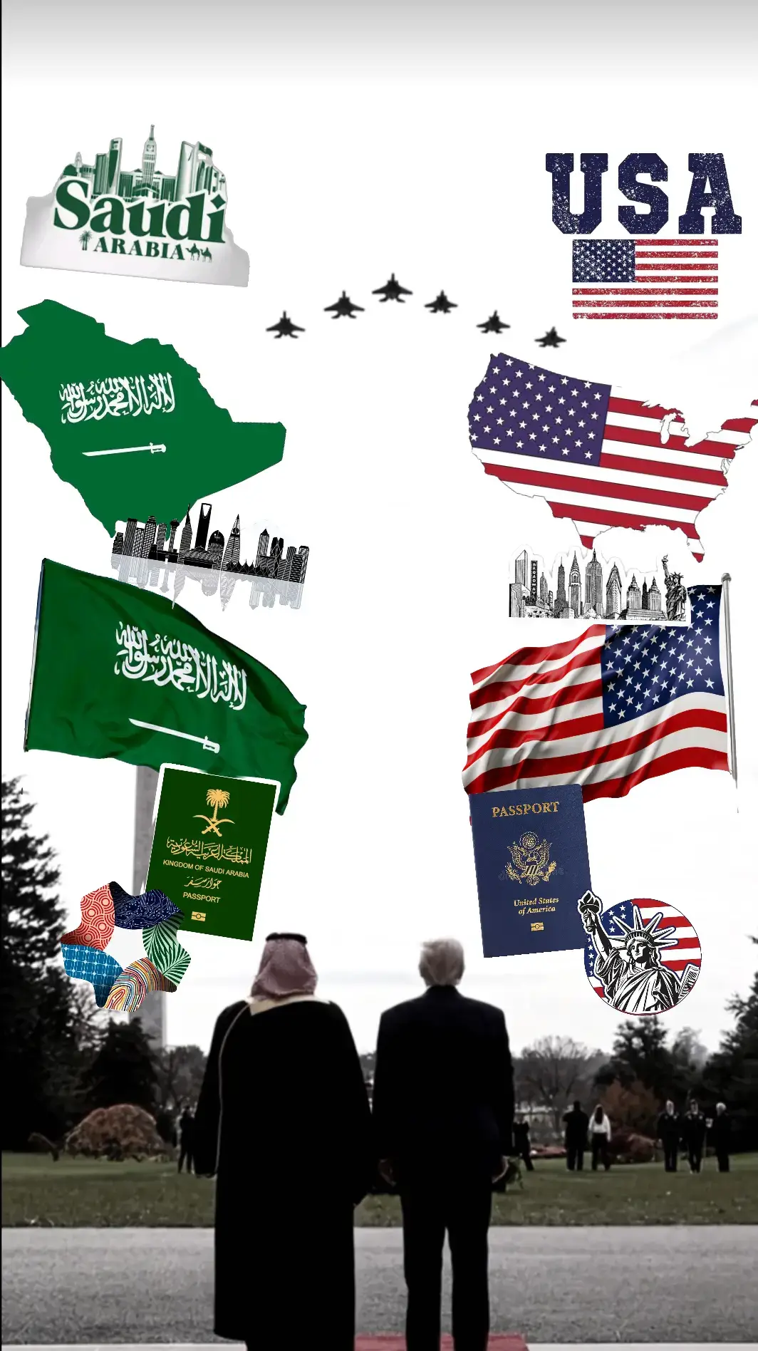 #foryoupage #fyp #explore #usa #ksa  The two great powers: 