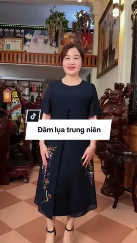 Mấy kiểu này sang thật sự #quybasanhdieu #thoitrangtrungnien #damtrungnien #vaytrungnien #damtangme 