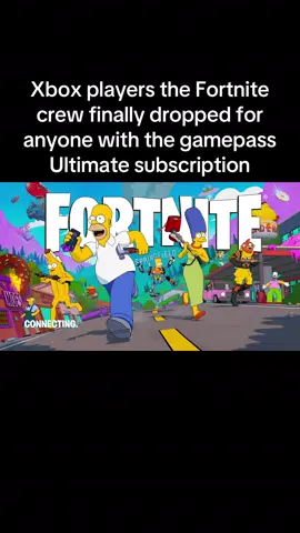Fortnite crew finally dropped for us! #gaming #smallstreamer #Fortnite #fyp #simpsons 