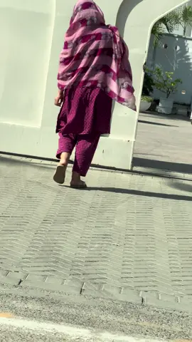 Bhabhi crossing Road