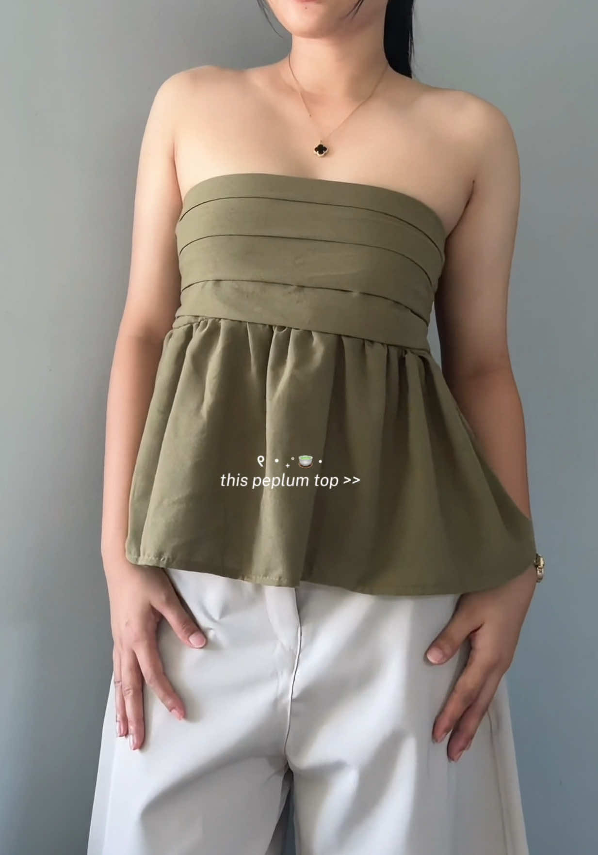 this peplum top >> #peplumtop #linentop #cutetops #affordabletop 