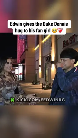 Edwin gives the Duke Dennis hug to his fan girl 🥹❤️‍🩹 #edwinrg #alexchino #edwin #dukedennishug #viral 