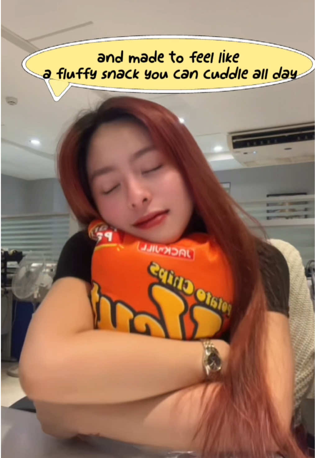 Finally found a junk food that won’t ruin my diet 🤣Can’t eat it but can cuddle it — fair trade. 🤪The cutest gift for snack lovers check the yellow basket to choose your flavor! #snackpillow #junkfoodpillow #Foodie #pillow #cute 