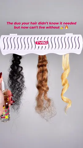 Heat Protectant Spray meets… Anti-Thermal Hair Oil.  The duo your hair didn’t know it needed —  but now can’t live without. 💅🔥 #TYMO #TYMOBEAUTY #TYMOSBD #SuperBrandDayBFCM #HairMatters