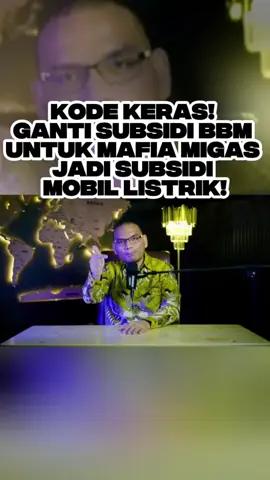 KODE KERAS! Ganti Subsidi BBM untuk Mafia Migas Jadi Subsidi Mobil Listrik! #otomotif #berita #ev #mobillistrik 