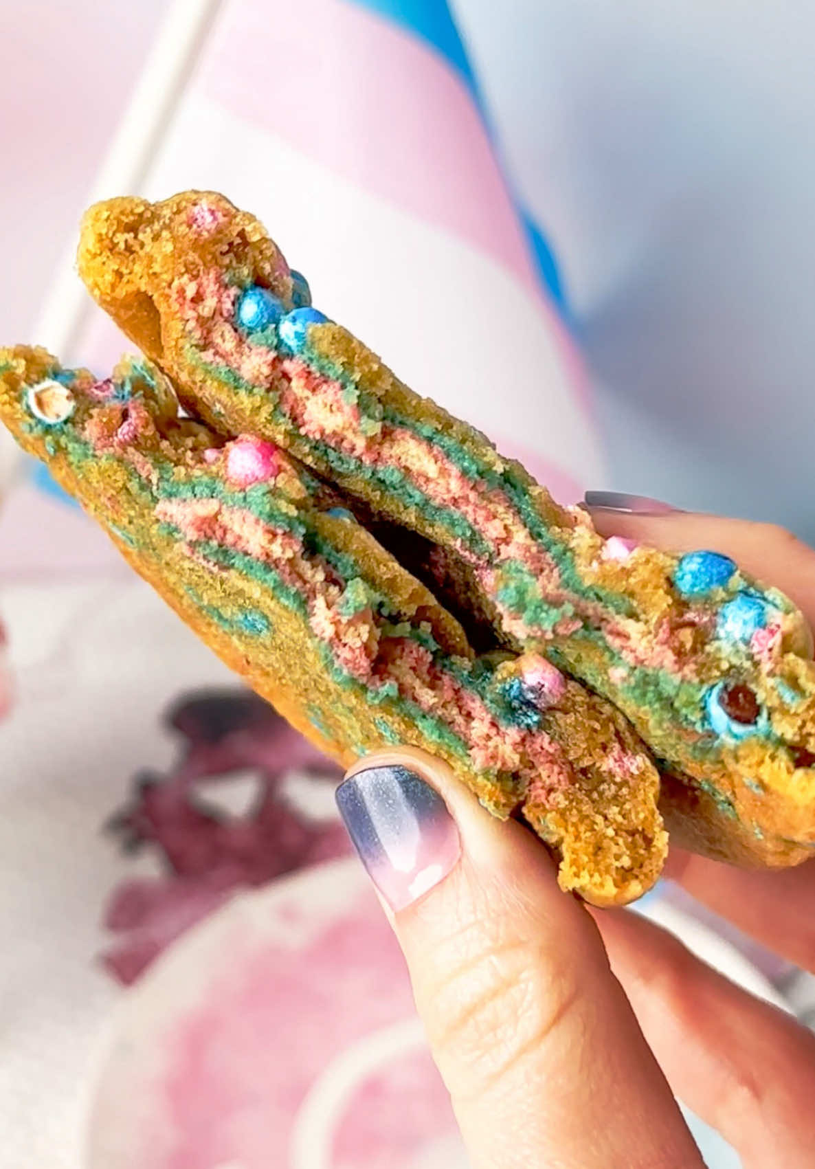 Transgender Chocolate Chip Cookies 🩵🩷🤍🩷🩵 Transgender Awareness Week #transgender #ccc #cookies 