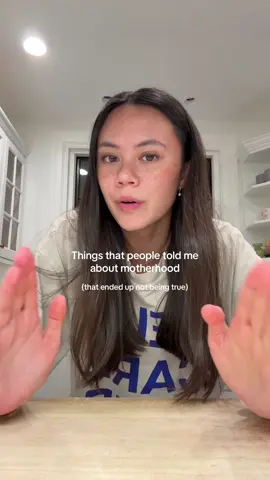 What are things that people told you that ended up not being the case for you?? #pregnancy #postpartum #motherhood #pp #firsttimemom 