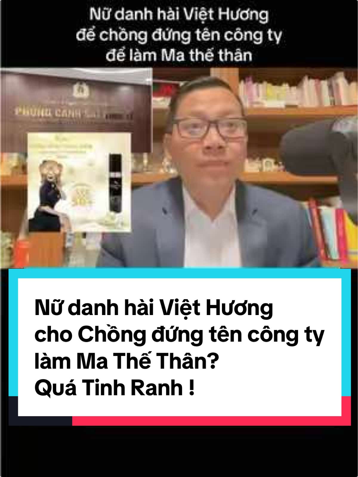 Nữ danh hài việt hương để chồng đứng tên công ty để làm Ma Thế Thân ?
