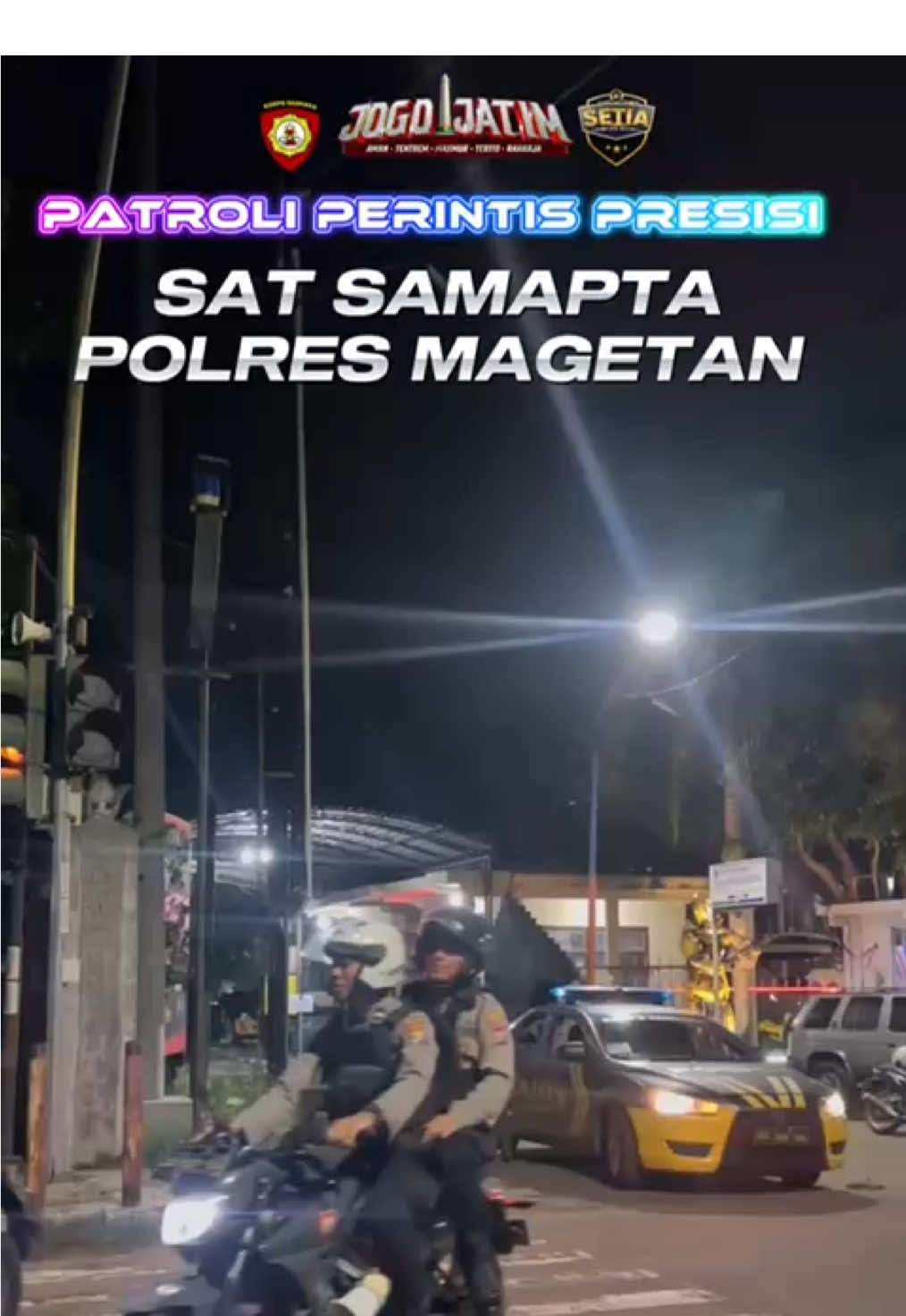 🚔✨ Sat Samapta Polres Magetan Melaksanakan Patroli Perintis Presisi ✨🚔 Personel Sat Samapta terus hadir di tengah masyarakat melalui kegiatan patroli perintis presisi untuk menjaga keamanan, ketertiban, dan mencegah potensi gangguan kamtibmas di wilayah hukum Polres Magetan. Dengan respons cepat dan kehadiran yang humanis, Polres Magetan berkomitmen menciptakan lingkungan yang aman dan kondusif bagi seluruh warga. 🙏💙 #humaspolri #humaspoldajatim #listyosigitprabowo #kapoldajatim #poldajatim        