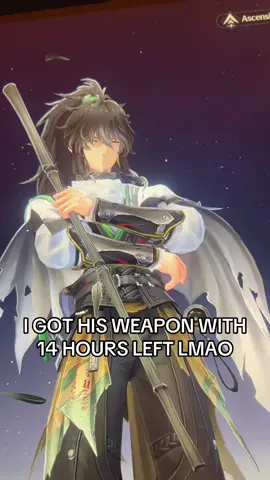 So so grateful for the guaranteed weapon system 🩷 I haven’t played since I got him because of school and I literally played for 6 hours straight despite having an AP test tomorrow at 8 💀 worth it!! #wutheringwaves #qiuyuan #wuwa #gaming #fyp 