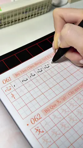 Luyện viết 214 bộ thủ ✨ #tiengtrungmoingay #luyenvietchuhan #voluyenvietchuhan #luyenvietchuhan 