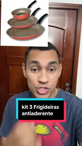 kit 3 Frigideiras antiaderente #natal 