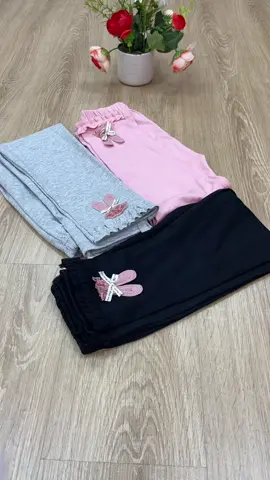 Quần legging bé gái cotton zip