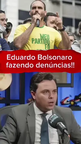 O Eduardo Bolsonaro está fazendo denúncias do EUA, tais como está insinuando que o Brasil está violando tratado e convenções que tinha prometido cumprir.  O que você acha disso? . . #cafécomferri #clipfyleague #clipfyferri @Café com Ferri | Podcast 