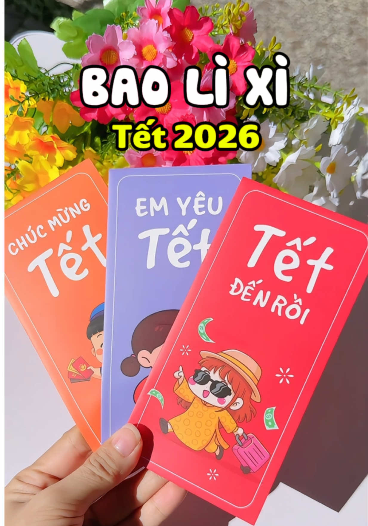 10 Bao Lì Xì thiết kế năm nay chưa đến 1️⃣3️⃣ cành luôn ạ #baolixi #tet2026 #lixi #baolixitet #methamriviu 