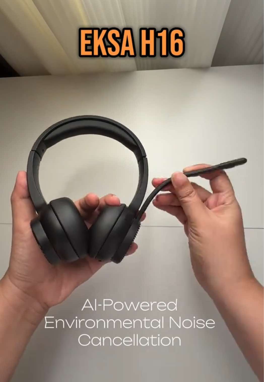 Online work made easier with the EKSA H16 — clear, comfy, and always dependable. #eksa #eksah16 #headset #onlineteacher #wfhessentials 