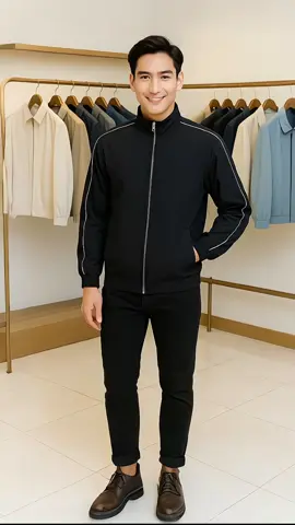 “Chiếc áo gió 2 lớp nhìn nhẹ nhưng chức năng thì không nhẹ chút nào” #AoGio2Lop #AoKhoacTalio #AoGioNamNu #DuPhongChoMua #OutfitChatLuong 