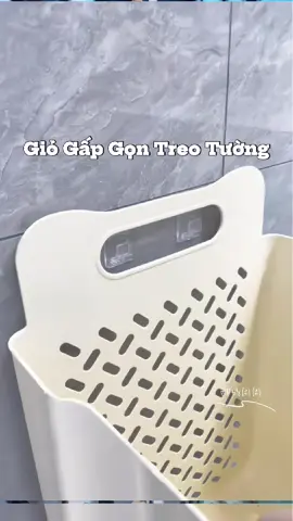 Giỏ dựng quần áo nhà tắm treo tường có thể gấp gonn đựng quần áo bẩn #giodungquanaogapgon #giodungquanao 