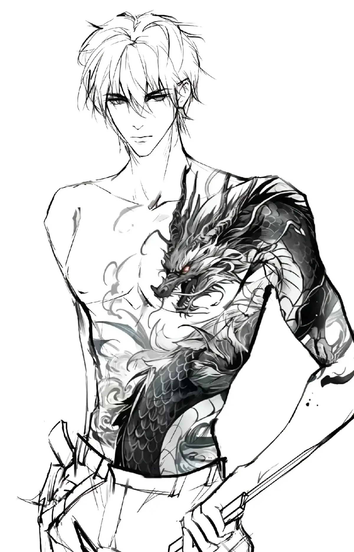 适合男生的纹身手稿-东方神龙。 Tik Tok抖音 : 豪艺tattoo-思雅 #tattoo #phácthảohìnhxăm  #thiếtkếhìnhxăm #hìnhxăm #xuhuongtiktok 